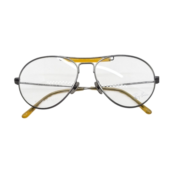 Ray-Ban  limited edition Gun metal and Gold Aviator Glasses titanium - Picture 8 of 8